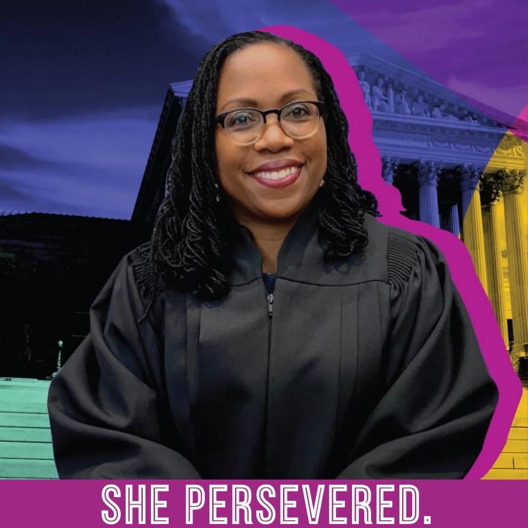 tizzywoman's tweet photo. “The young people are the future and I want them to know that they can do and be anything..I would tell them to persevere.” ~ Ketanji Brown Jackson
#ShePersevered
#AJustice4All 🌟 https://t.co/fGf8nL9gc0