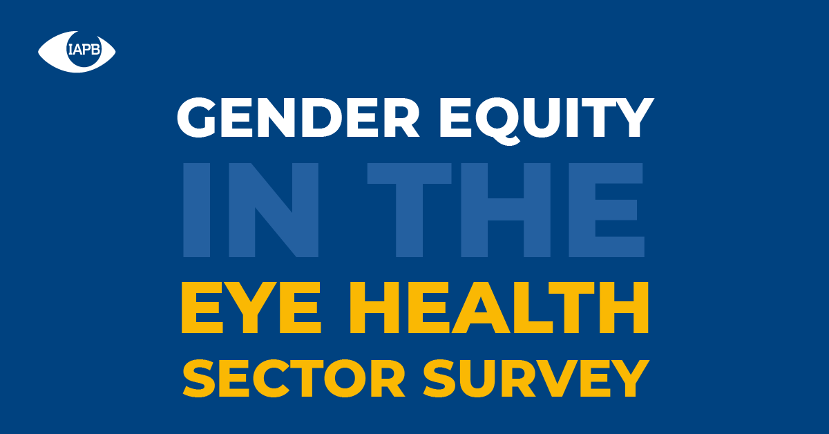 IAPB1's tweet photo. @JenniferGers encourages all to have the gender equity conversation to build awareness and challenge unconscious bias by reviewing results from IAPBs Gender Equity in the Eye Health Sector Survey.  

👉  https://t.co/blRfnsv5Dt

@FredHollows #FocusOnGenderEquity #2030InSight https://t.co/dx9DvCbgDm
