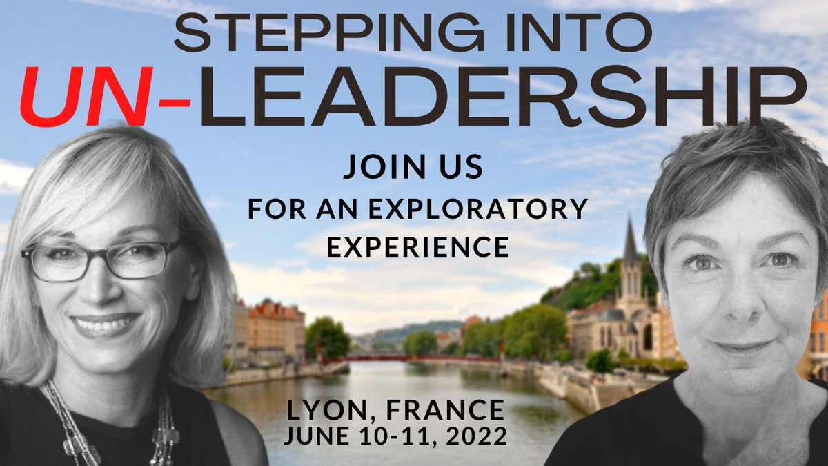 Dare to Un-Lead: where do we start? 🤷‍♀️
Let's explore 🔍 that together in Lyon, June 10-11.  Interested, want to know more?
👉forms.gle/JY4upA76UMXoPp… 
#leadership #event #experience