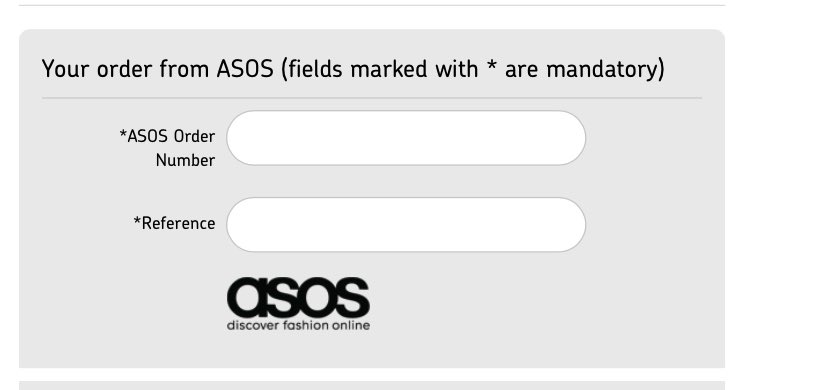 MedyaElizabeth's tweet photo. @ASOS where do I find my ‘Reference?’ Struggling to send a rerun without it! https://t.co/BHNHVWwTk0