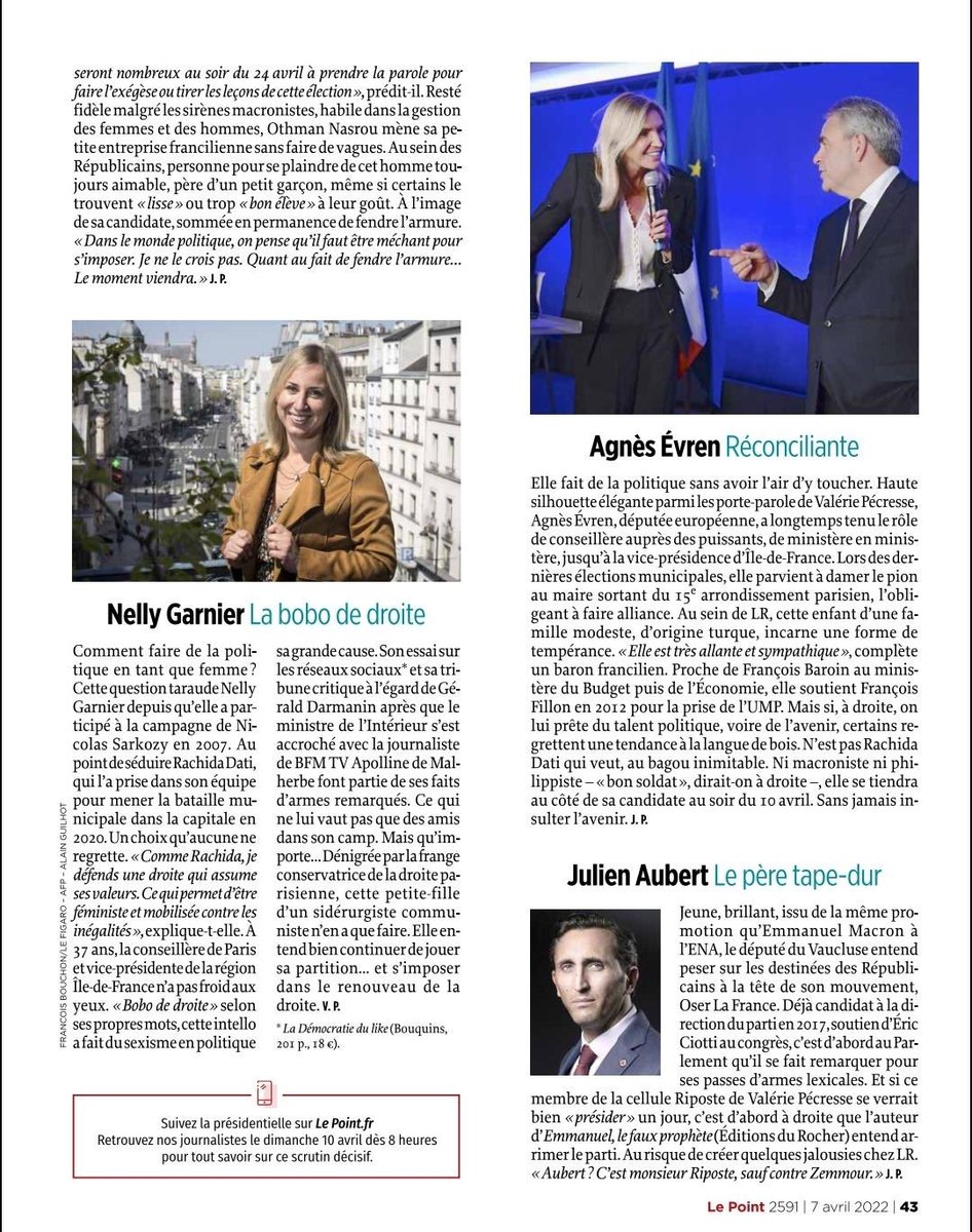 othmannasrou's tweet image. Merci au journal @LePoint de m’avoir consacré ce portrait dans son édition de ce jour !