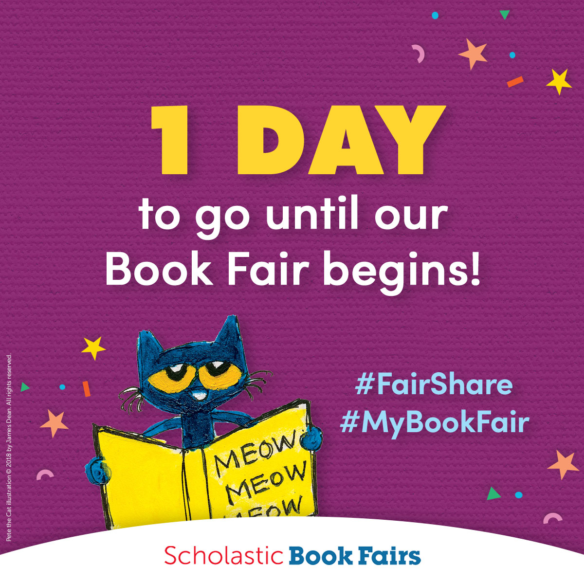 Tomorrow is the day it all begins! You can view and purchase books at our Virtual Book Fair starting today until Friday.  Go to virtualbookfairs.scholastic.ca/pages/5167119