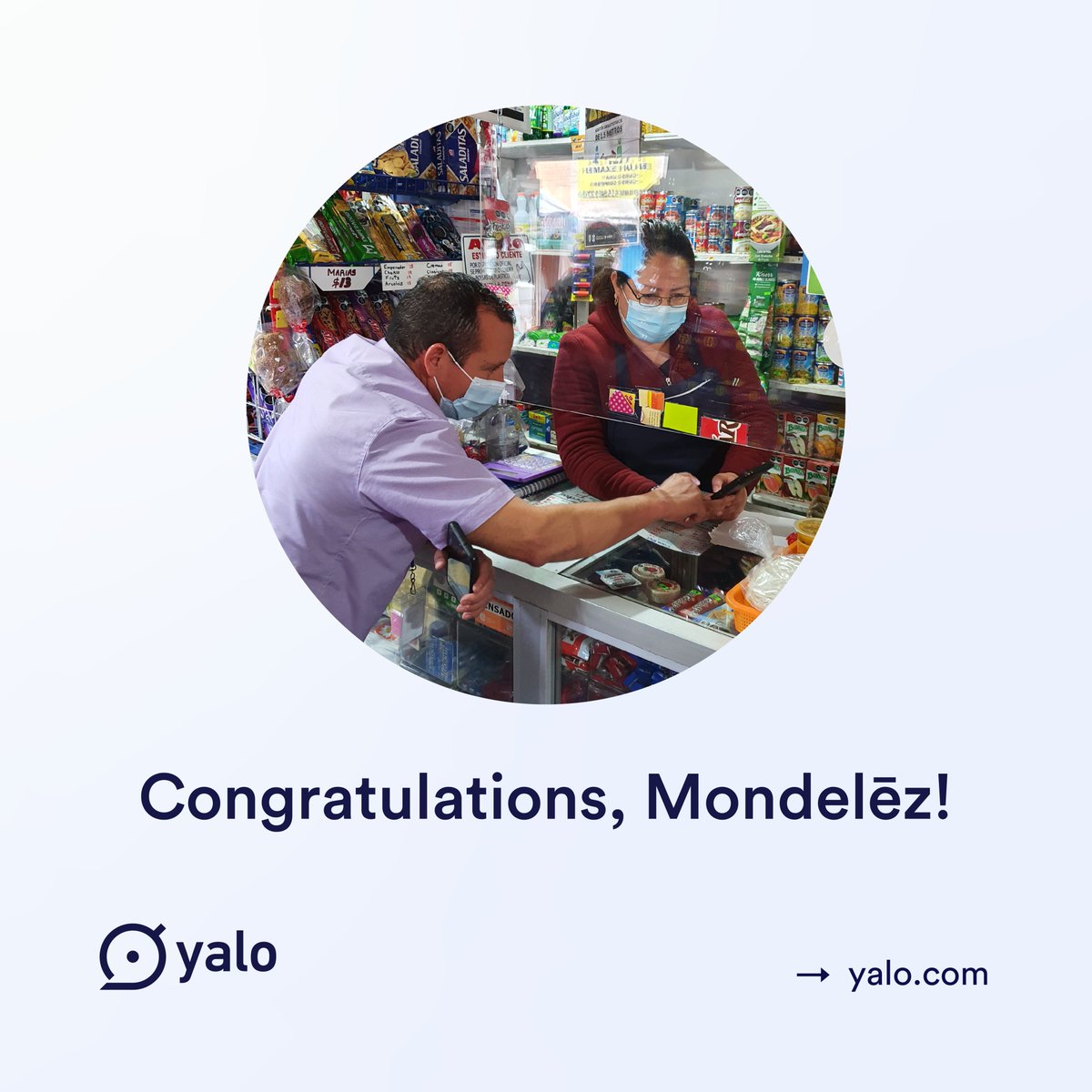 Yalo (@yalo_official) on Twitter photo One of the main challenges for any enterprise is to have their #customers engaged and informed, and <a href="/MDLZ/">Mondelēz Intl</a> is revolutionizing their interactions with the mom and pop shops! Congratulations, Mondelēz, we are honored to be your partner in #ConversationalCommerce! 🎉 One of the main challenges for any enterprise is to have their #customers engaged and informed, and <a href="/MDLZ/">Mondelēz Intl</a> is revolutionizing their interactions with the mom and pop shops! Congratulations, Mondelēz, we are honored to be your partner in #ConversationalCommerce! 🎉