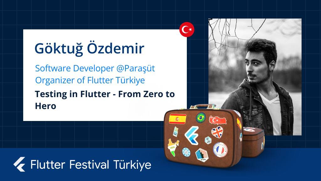 GdgEskisehir's tweet photo. 16-17 Nisan tarihlerinde gerçekleşiyor!🥳 Bir diğer konuşmacımız Paraşüt’te Software Developer olan @Flutter_Turkiye Organizatörü @BGoktugOzdemir! "Testing in Flutter - From Zero to Hero” sunumuyla bizlerle olacak!💙 

🔗 https://t.co/I4M7J5TYkI 

#FlutterFestivalTurkiye#Flutter https://t.co/3RcVVX32ME