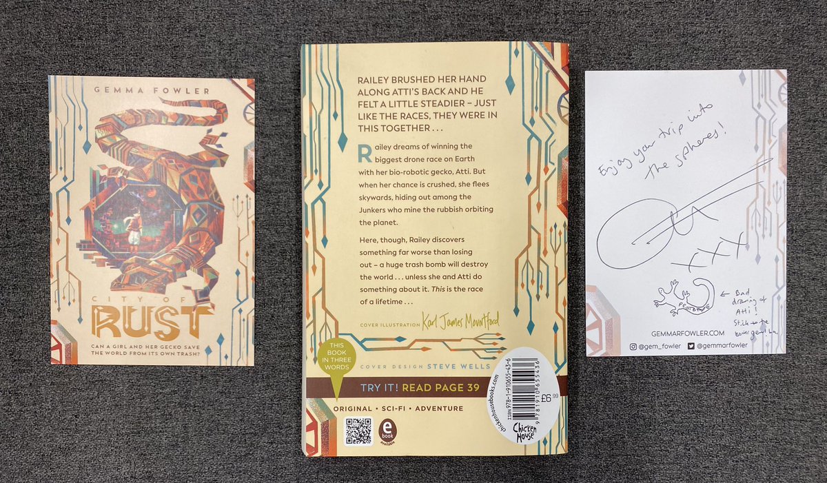 KevC46's tweet photo. Massive thanks to @gemmarfowler for these beautiful #CityOfRust postcards for our Author Wall. They are absolutely absolutely stunning and I can’t wait to share them with my classes. Truly grateful to you for taking the time to send these out to us- you’ve made our day 😊📚🙏🏻🎉 https://t.co/KQ6IJeBixO
