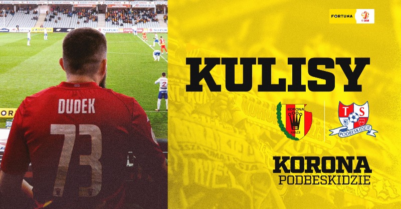 Korona_Kielce's tweet photo. Liczymy na to, że każdy kto widział bramkę Ryby z przewrotki obejrzy kulisy ze spotkania #KORPOD 😎 Szczególnie, że zaglądamy z kamerą do Pawła Dudka i sprawdzamy, jak pracuje spiker Korony Kielce! 👇