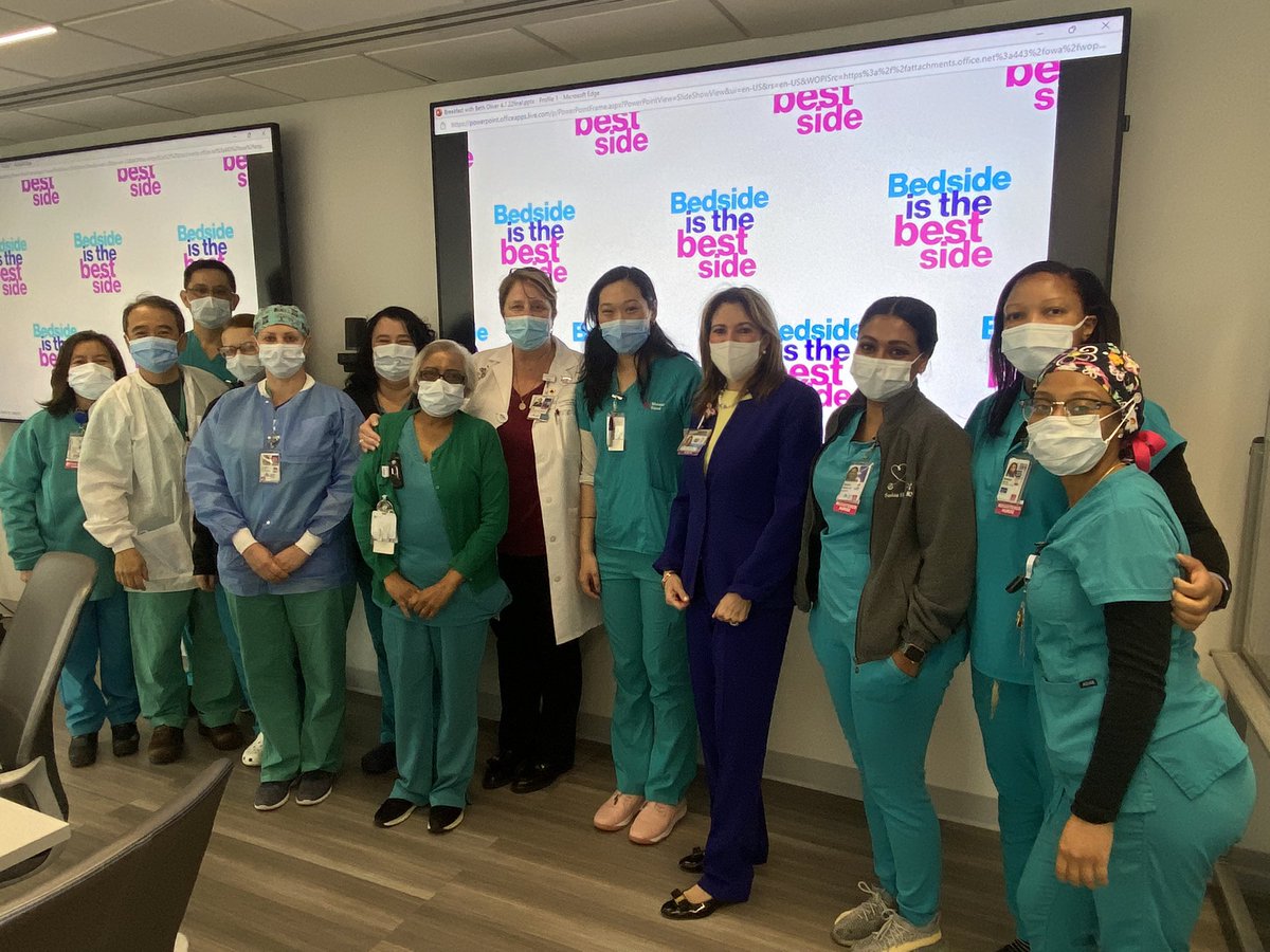 #BreakfastwithBeth in Queens by our nursing colleagues!  #Bedside looks great on your team <a href="/DepCNOjill/">Jill Goldstein</a> It’s obvious that <a href="/BethOliverVP/">Beth Oliver</a> is magnetized by this group of dedicated professionals.