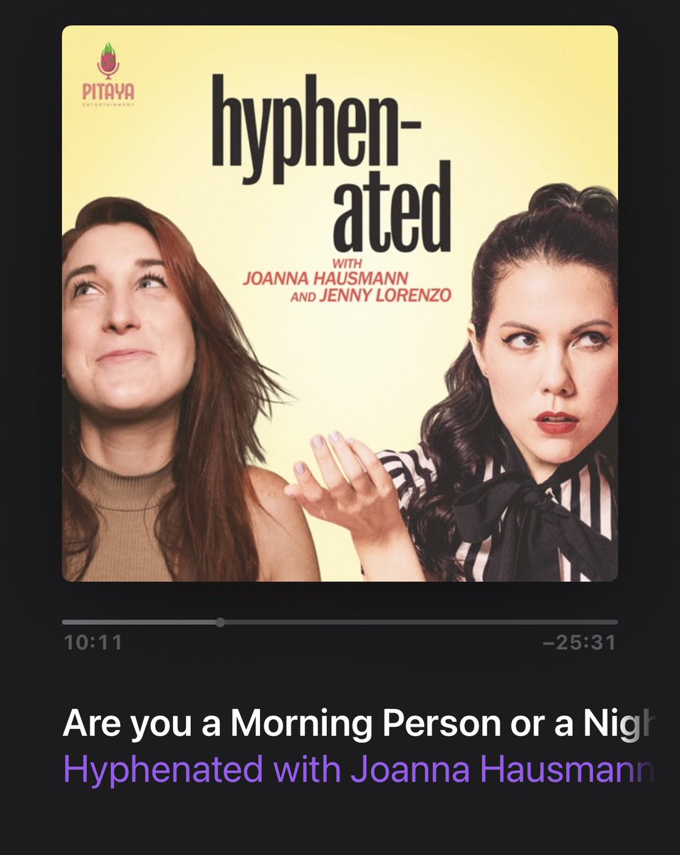 I’ve never CACKLED this hard before 9am in a LONG time. @JENNIZZLES & @Joannahausmann, we should start an ADHD Mean Girls/No Sleep/Sleep is DUMB club. Nerd shirt/roll out of bed Wednesdays. Listen here: https://t.co/I7tFYczfqd https://t.co/GlIaeXfVVm