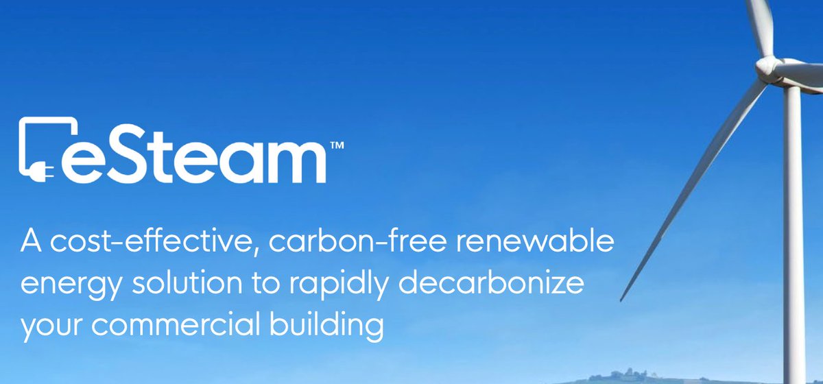VicinityEnergy's tweet photo. Announcing eSteam™, Vicinity’s new carbon-free, cost-effective and reliable solution to heating and cooling buildings. 

Let’s accelerate building #decarbonization in our cities now! https://t.co/lj9VSwfETO

#MApoli #BOSpoli #BERDO #netzero2050 https://t.co/LZDsLbnv6p