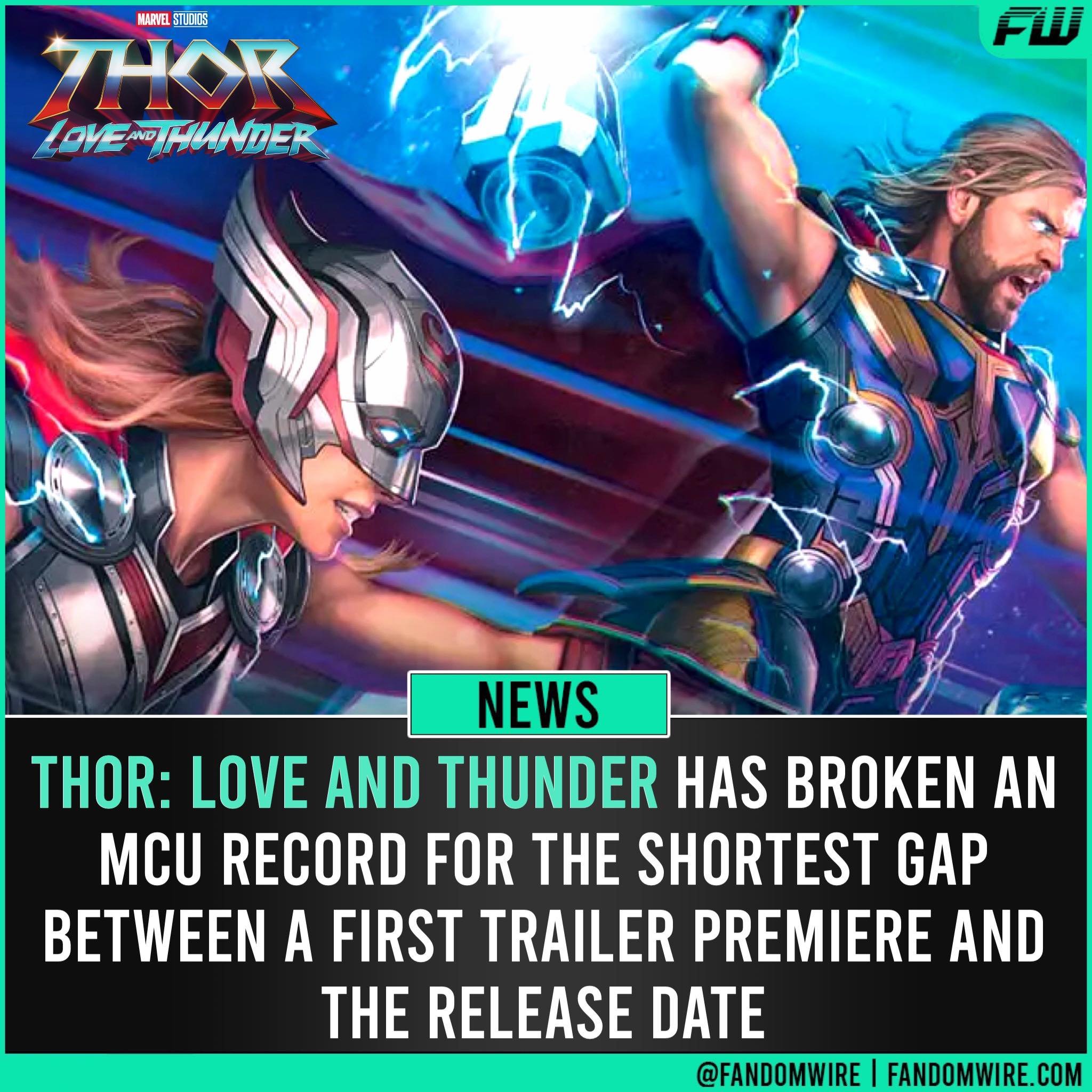 FandomWire on Twitter: "#ThorLoveAndThunder is already breaking #MCU  records! https://t.co/lObdHVgjLs" / Twitter