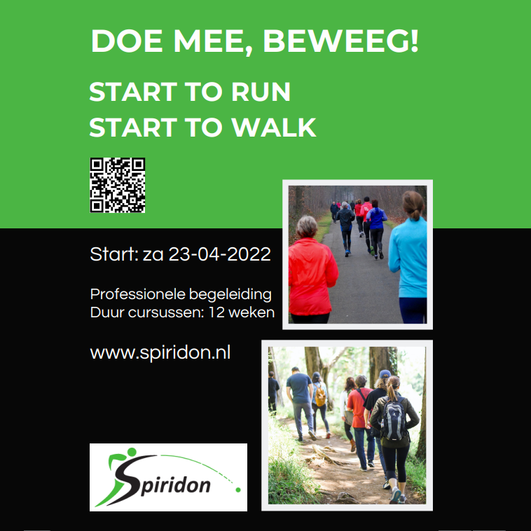 avspiridon's tweet photo. AV Spiridon start op zaterdag 23 april in Rijen met Start to Run en Start to Walk. Met professionele begeleiding en leer in 12 weken verantwoord hardlopen of wandelen. Informatie: https://t.co/L4dLmZ0oMJ https://t.co/DLSP4yUQM2