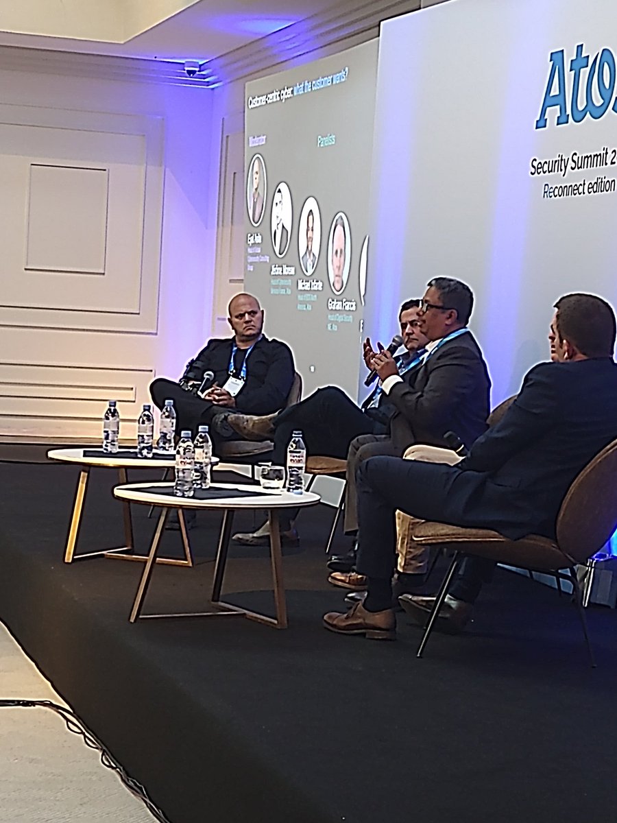 What is important to a customer is not only how much you know but how much  you care, 3 key objectives make customer life easier, have operations running smoothly, mobilize teams quickly when an incident occurs <a href="/Atos_Security/">Atos_Security</a> Binu Thomas #AtosSecuritySummit