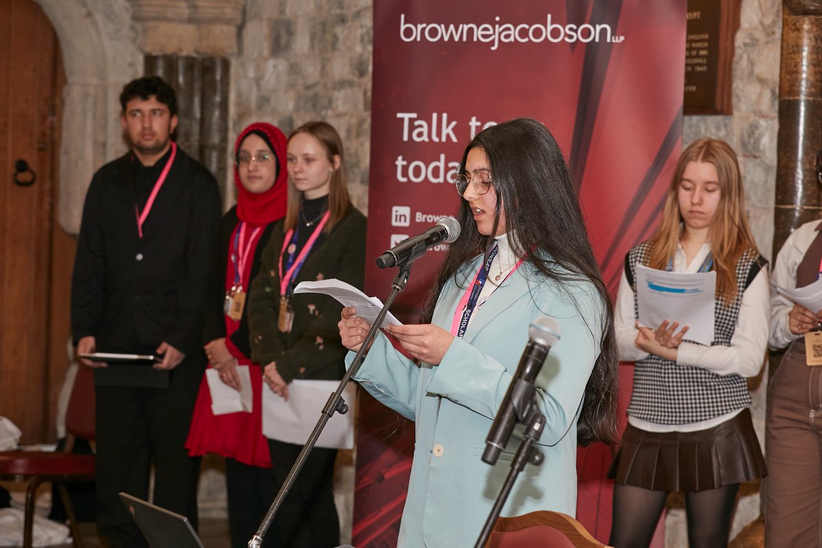 brownejacobson's tweet photo. In a bid to tackle #climatechange and the challenges currently facing the public sector, we partnered with @midsengine, @djanoglyacademy and @wearenewlocal to enable 15-16 year olds to have their say about the  impact of today’s decisions. Read more: https://t.co/jTQCUqb98z https://t.co/SwyzXlKzsM
