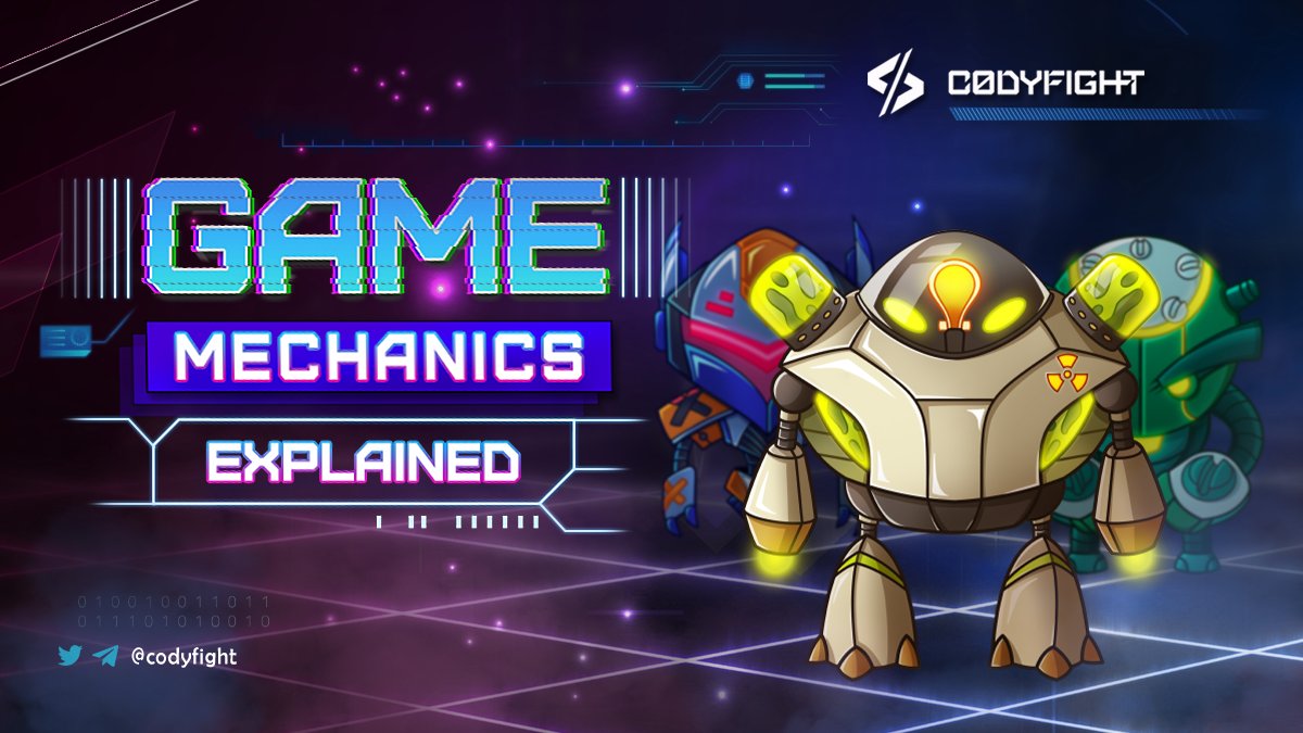 codyfight's tweet image. Dive into the "what and how" of Codyfight's gameplay and establish a better understanding on the game mechanics 🚀

Learn more about the fundamental game elements:
👉 t.ly/mhfq 📜

#Metaverse #NFT $CTOK #GameFi #NFTgame