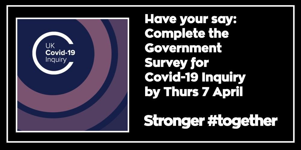 Togetherdec's tweet photo. Today we responded to Covid19 Inquiry Terms of Reference
Inquiry Chair Heather Hallett said she will ensure a thorough fair independent inquiry
Please submit response to it #together BEFORE MIDNIGHT to ensure all areas fully examined
Some suggestions👇🏻
https://t.co/Kv31wgc9hX https://t.co/4wLf0WG7YB
