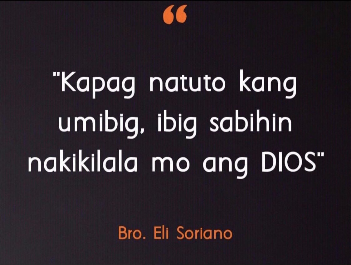 LazaroWens's tweet photo. "Kapag natuto kang umibig, ibig sabihin nakikilala mo ang Dios."
-Bro. Eli Soriano

#MCGIZealousInGoodWorks
#MCGICares 
#GlobalPrayerForHumanity https://t.co/NmKGLmgs3s