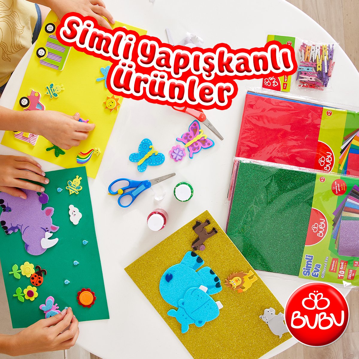 Etkinlik saatlerine biraz ışıltı katmaya ne dersin? BUBU’nun bol simli ürünleri ile yeteneğin ışıl ışıl ışıldasın, göz kamaştırsın…

#BubuCocuk #Sim #Etkinlik #EtkinlikSaati #Eğlence #Aktivite