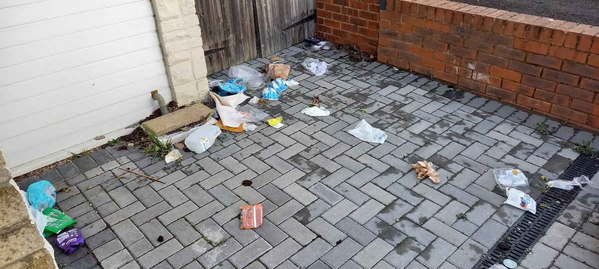 SiCaldwell23's tweet photo. @WokinghamBC, this is a weekly occurrence on Hanwood Close. There is literally rubbish blowing down our streets every week. What is is council doing to sort this blight on our community? https://t.co/c046hPMeZ3