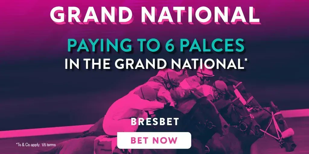 BresBet's tweet photo. Now that we have the final declarations for the Grand National on Saturday who will you be backing?

Not sure? Well we're paying to 6 places in the feature race on Saturday

Head over to the website or download the app to beat the trader👇
https://t.co/QWHLfe4OAH

#GrandNational https://t.co/FiXatnfcVG