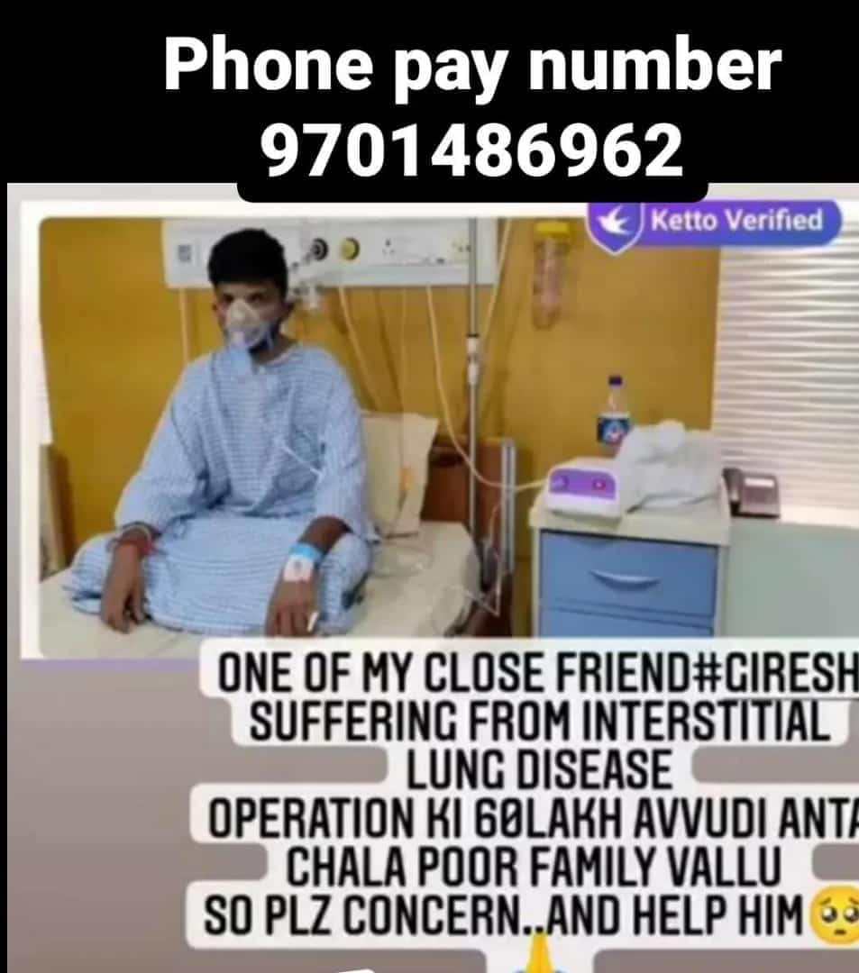 SrinuMolli6's tweet photo. Plz help. Save my friend life. Sir's nd madam's 😭🙏❤️ phone pay number 9701486962. తోచినంత సహాయం చేయండి 🙏🙏🙏🙏 @ganeshbandla @urstrulyMahesh @harish2you @ashokgehlot51 @ysjagan @ficci_india @TelanganaDGP https://t.co/6PEsrotrD5