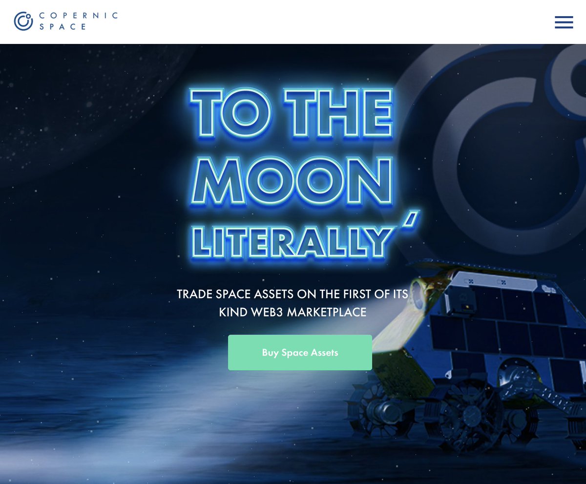 CopernicSpace's tweet photo. Space on the Moon: VCs are investing in a new class of space startups applying Web3 - @TheTechStartups🛰 

🛰Read how Copernic Space is leading the #Web3 #Space market and meet some of our investors @StartupWiseGuys @Pointer_Capital📰 https://t.co/YoyYzjEnnD https://t.co/FOlmWNEmRO
