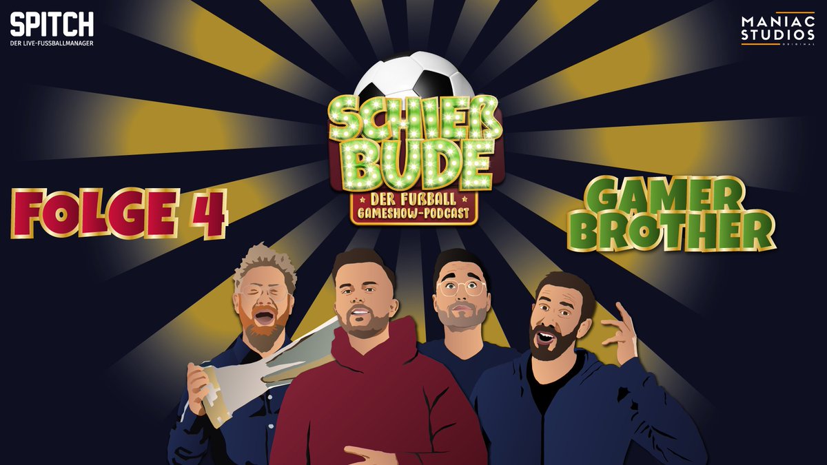 💥 POD MIT <a href="/GamerBr0ski/">GamerBrother</a> OUT NOW! 💥

😱Mega-Fails
😈FETTE Bestrafungen 
😂Lachflash-Garantie
😜Verrückte Geschichten

🤜🏼 Wer nicht hört ist selbst Schuld 🤛🏼 linktr.ee/schiessbude
_____
#dieschiessbude <a href="/DanielSpruegel/">Daniel Sprügel</a> @robbyhunke @MaxBens