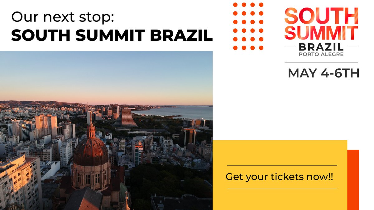spain_startup's tweet photo. Es hora de unir a todos los emprendedores, inversores y corporaciones en South Summit Brasil.
Gracias a más de 1.000 startups candidatas, de todo el mundo.
Ven y únete a esta nueva edición de South Summit Brasil del 4 al 6 de mayo en Porto Alegre: https://t.co/DrlDicIzdd https://t.co/bJLaspXdj3