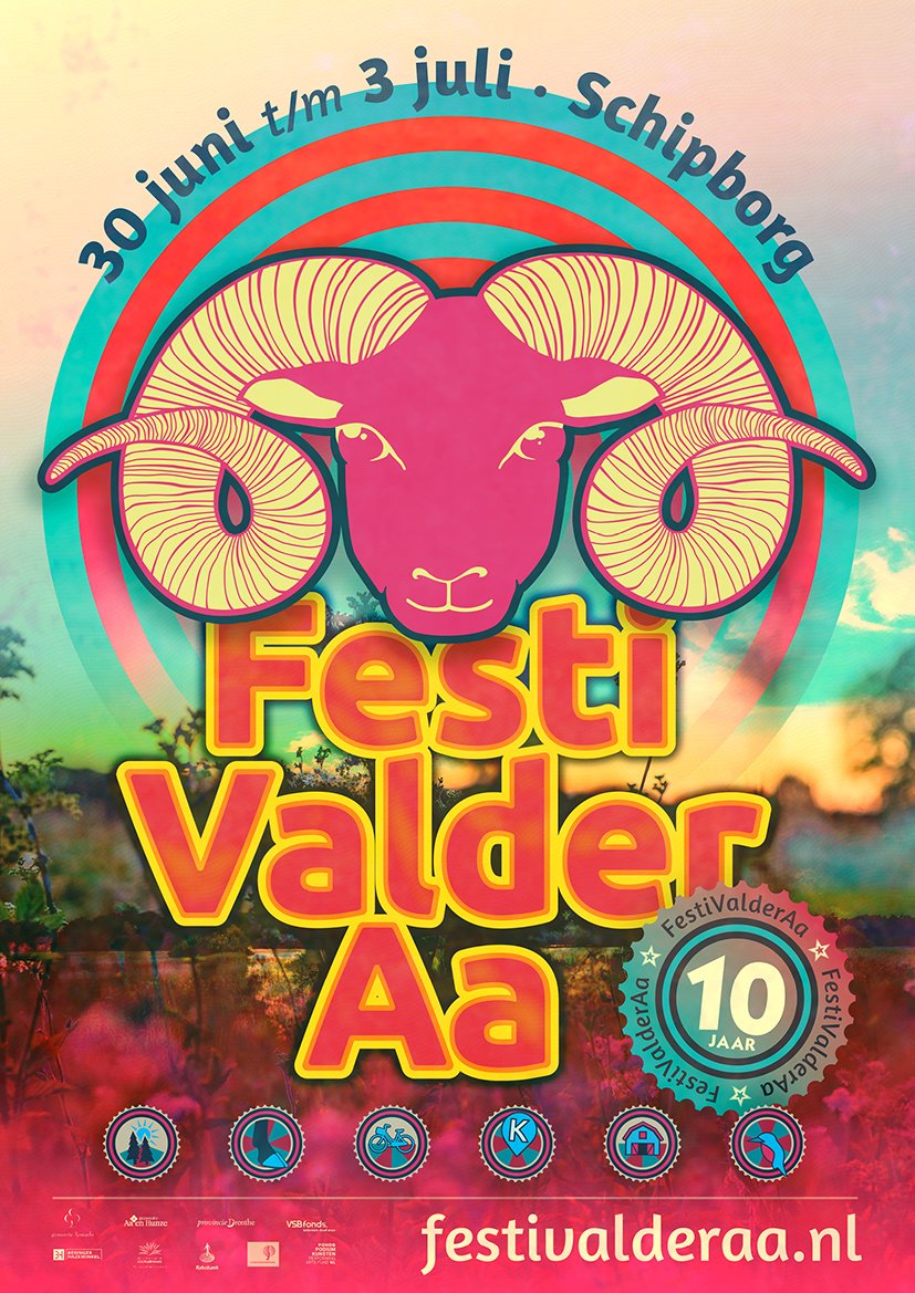 Het gloednieuwe affiche van #FVA22 is af! 🤩 
We pakken dit jaar groots uit. Tijdens onze 10e editie geniet je niet van drie maar van maar liefst VIER festivaldagen! De Vroege Vogel tickets gaan op 22 april om 11.00 uur in de verkoop. 
festivalderaa.nl