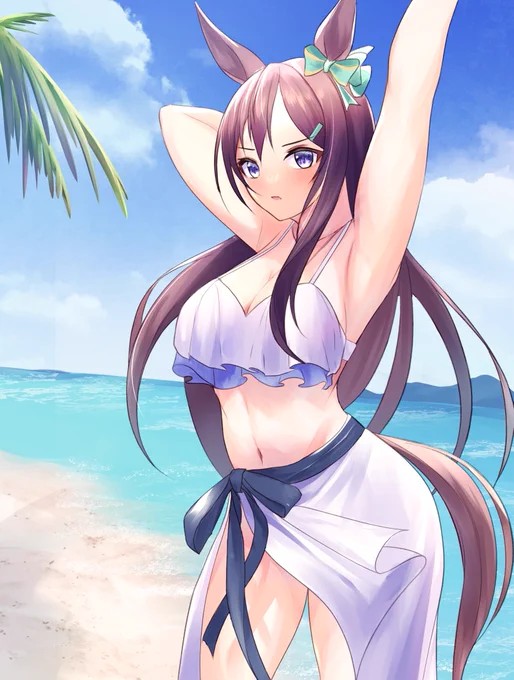 #絵柄が好みって人にフォローされたい
#ウマ娘
メジロドーベルをよく描いています 