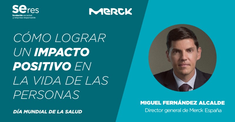 Fundacion_SERES's tweet photo. ¿Cómo impactar positivamente en la vida de las personas a través de la salud? 

✍️ @MiguelFAlcalde, director general de @merck_es, explica en el #BlogSERES cómo trabajan para lograr el progreso humano sostenible y el cumplimiento del #ODS3: salud y bienestar. #DíaMundialDeLaSalud