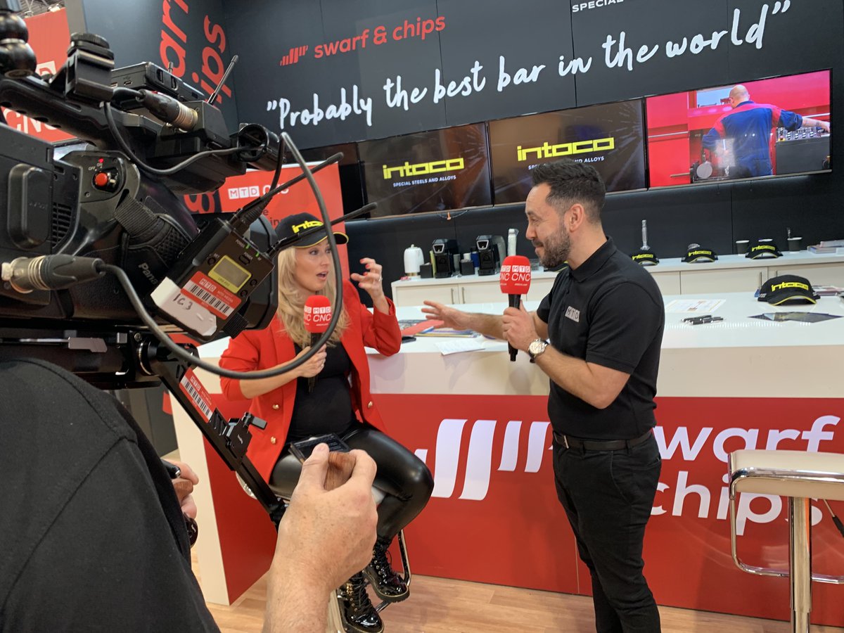 mtdcnc's tweet photo. 🙌🏻We are now LIVE from our stand with Ruth and Doug from INTOCO!
We look at hard metal machining and the types of cutting strategies you can use to make things a little easier.
Watch live - https://t.co/Gd1yqCGifm
#MTDatMACH #MACH2022 #MACHExhibition #live #machines https://t.co/vAzU4Qgsi2