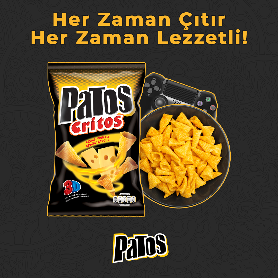 PatosCips's tweet photo. Her zaman çıtır, her zaman lezzetli! 🌪️
#patos #critos https://t.co/QLw4RyENOS