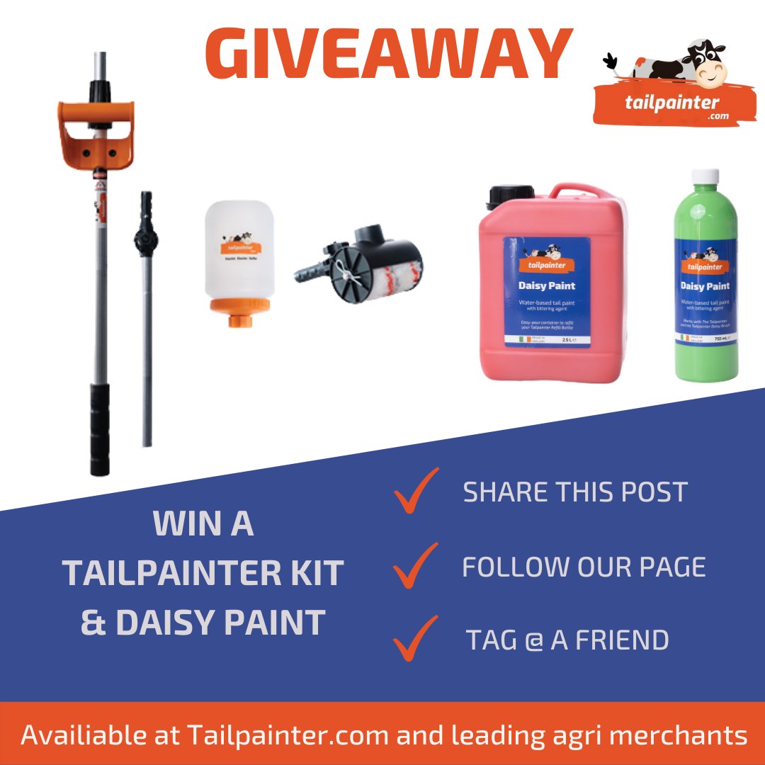 tailpainter's tweet image. Great opportunity to get your hands on a Tailpainter Refill Kit and Daisy Paint for this years breeding season! To enter please click on the link below and enter through instagram! 👌

instagram.com/p/CcA4Yp5txja/