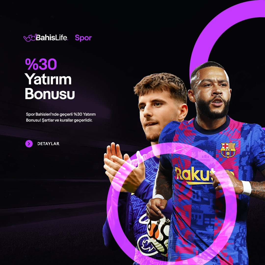💷 BahisLife %30 Spor Yatırım Bonusu ile kazandırıyor! #UEL #UECL

✨₺50 ve üzeri yatırımlarınız ile maksimum ₺300'ye varan %30 Spor Yatırım Bonusu ile yatırımınızı yapın, kasanızı katlamaya başlayın!

🤟🏻 BahisLife, bahsetmeye değer.

📎 buff.ly/3AlXGdv