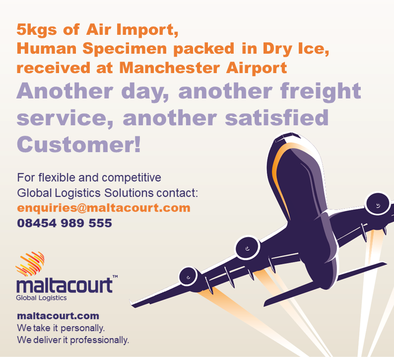 Air Import shipment sucessfully won at Maltacourt recently!

Get in touch today to see how we can assist you and your business ✈️ 🚢

#freightforwarder #maltacourt #airimport #ManchesterAirport