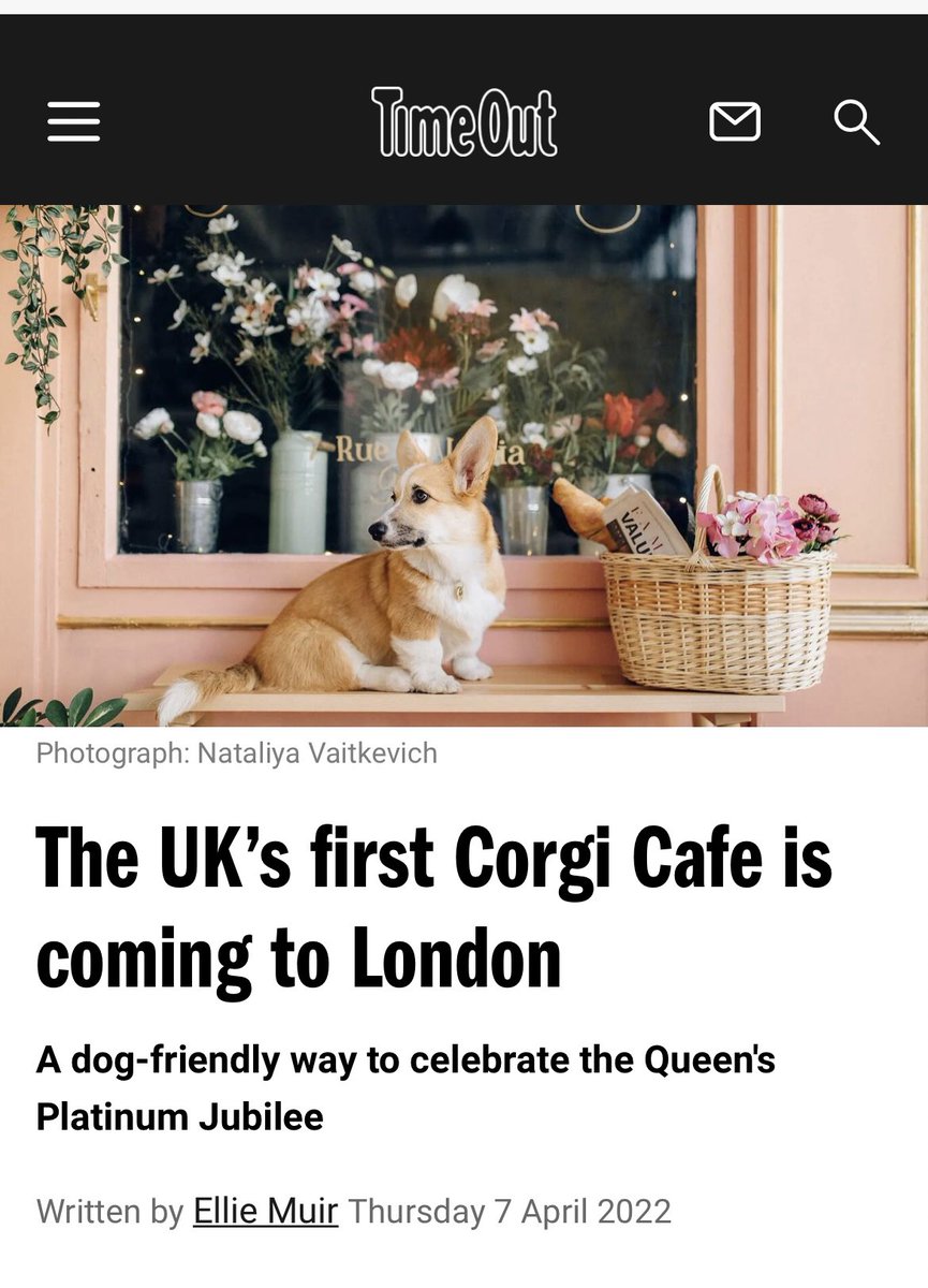 Anushka_Tweets's tweet photo. @MoonpigUK hello I would like to send The Queen an invite to our Corgi Cafe in London - can you help facilitate? 👑 https://t.co/TYmdq9Ga1b