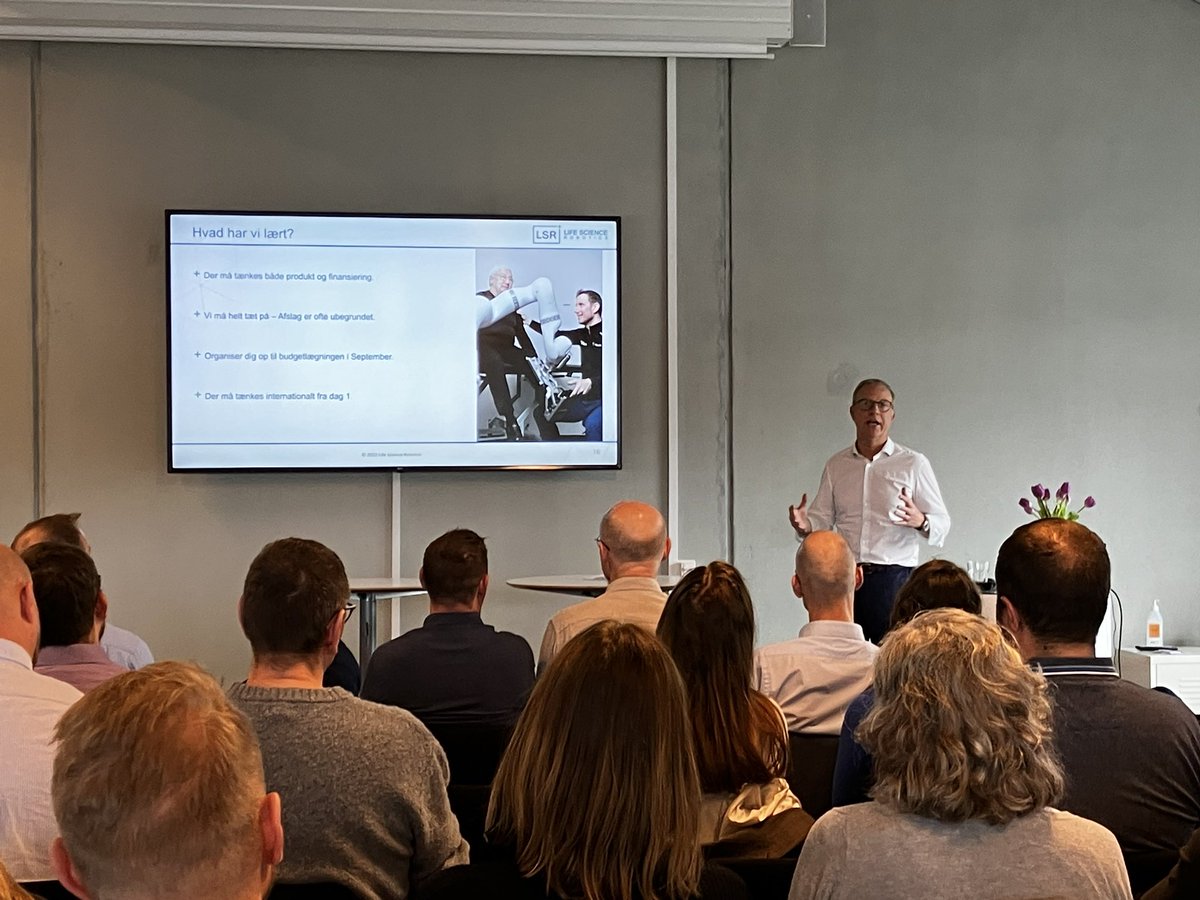_Nordby_'s tweet photo. Lifeline Robotics presents Robort π€π₯- a rehab training robot for beridden patients.
Recommendation for developing #HospitalRobotics: βThink internationalisation from the beginningβ - Keld Thorsen, CEO
Hospital Automation Summit 2022, Odense π©π°πͺπΊ https://t.co/CmrLgjpZvj