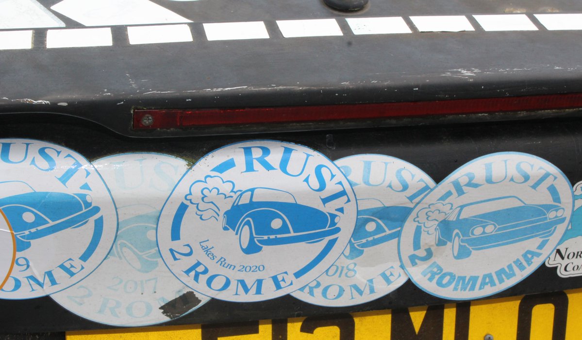 riversidemuseum's tweet photo. #Rust2Rome are visiting us today for the next hour. Rust 2 Rome is a Β£500 budget car rally from Edinburgh to Rome.
For more info visit https://t.co/q16gu84fuf https://t.co/K0hKU97YlD
