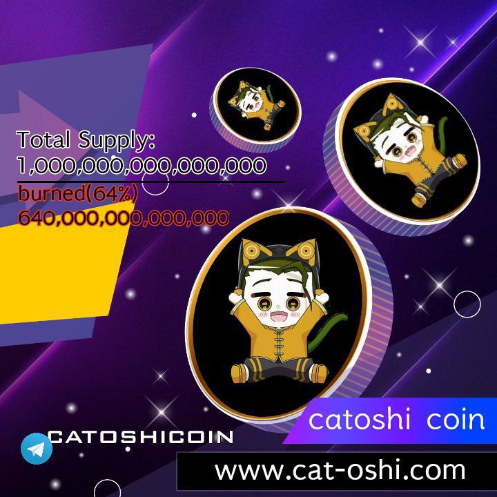 Kamran577777's tweet photo. @MrBigWhaleREAL @elonmusk catoshicoin(catshi)

March 9, 2022

Ownership revoked
(Owner cancels)

💯% community-based 👌
 
According to the bscheck site:
💎 Safe contract 📑

💎 1000 times the potential 💸

No Big whale 🐳

Burned tokens:Burn supply 64%

Contract
0x9783f5E8D0edfF83b9c91e26E3AFC74BFFE1F33f https://t.co/WcLPO43yTU