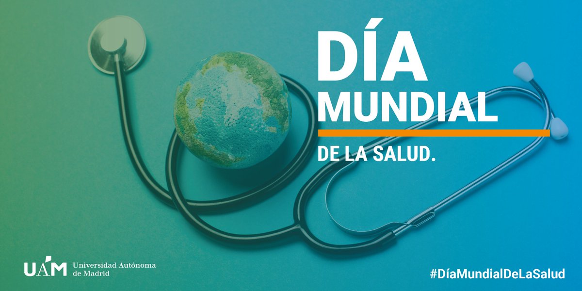 UAM_Madrid's tweet photo. Hoy se celebra el #DíaMundialdelaSalud bajo el lema "Nuestro planeta, nuestra salud":
✳️Utilizar el transporte público
✳️Comprar alimentos frescos y locales
✳️Utilizar menos plástico
Con pequeños gestos cuidamos de la salud de nuestro planeta y de la nuestra. #CONSalud #CONUAM https://t.co/nempULyF8J