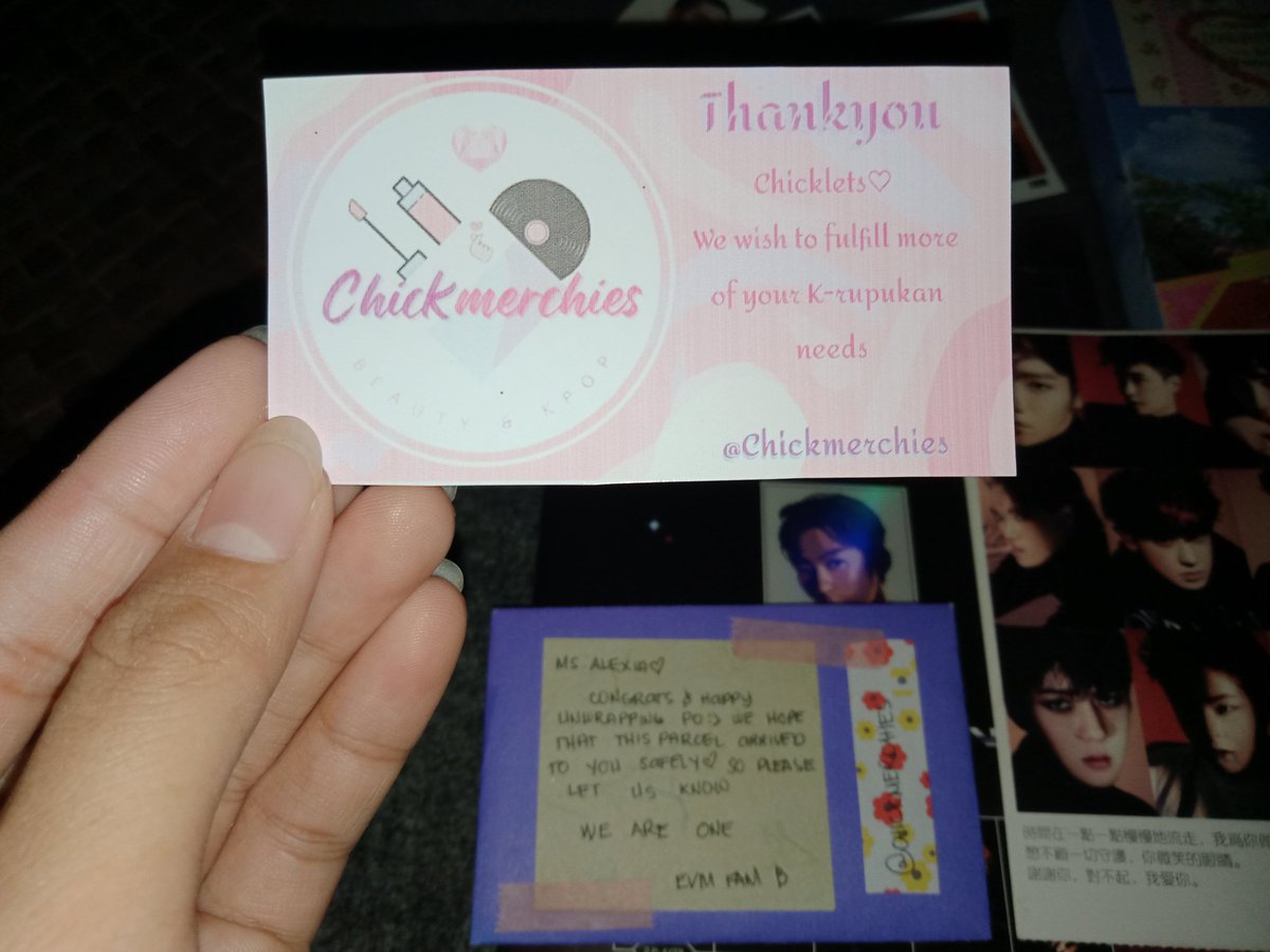 prtty_alexiaaa's tweet photo. Hello po! @chickmerchies albums from giveaway arrived today, ang ganda nila at nung freebies ang cute 🥺 hihiji may letter pa from your shop & @EXOVMonsters thank you so much po super worth it! Avail din ako susunod from your shop :) kamsa
#chicklets_proof #chicklets_feedbacks https://t.co/60ea3Yypv1