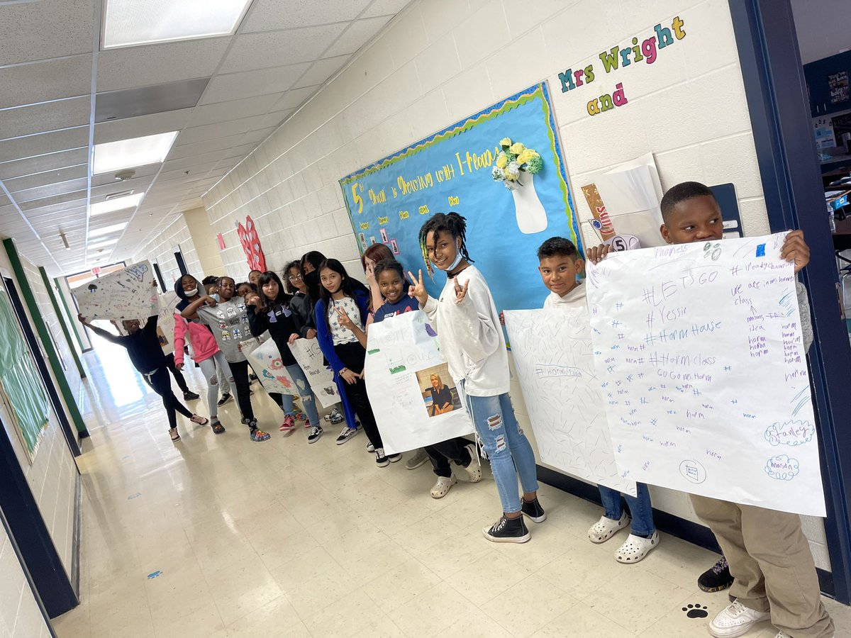 When students are able to reciprocate support for you with the same energy you support them with… #goals #family #hormshouse #5thGradeRocks <a href="/koontzpanthers/">Koontz Elementary School</a>