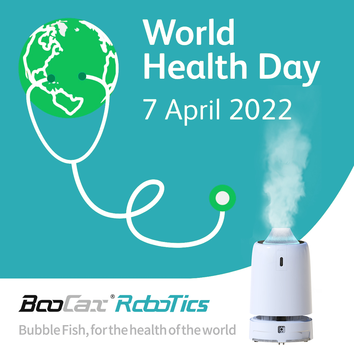 BoocaxRobotics's tweet image. Do you expect the epidemic to pass as soon as possible, and everyone can take off their masks and breathe fresh air?

Wishing you all a happy #WorldHealthDay!

#BooCaxRobotics #aircleaning