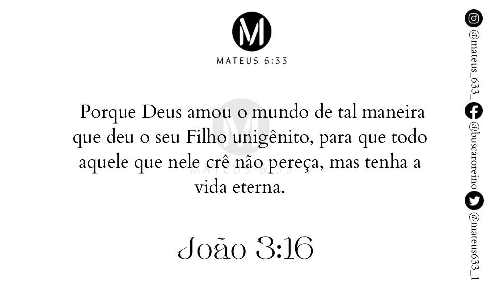 Paz e graça amados do Aba.🤍
É sobre darmos valor e reconhecer o amor de Deus, estarmos conscientes de que se não fosse pelo seu amor incompreensível por nós, pereceríamos, pois ninguém nesse mundo teria coragem de dar o seu único filho para a nossa salvação.
Deus te ama!