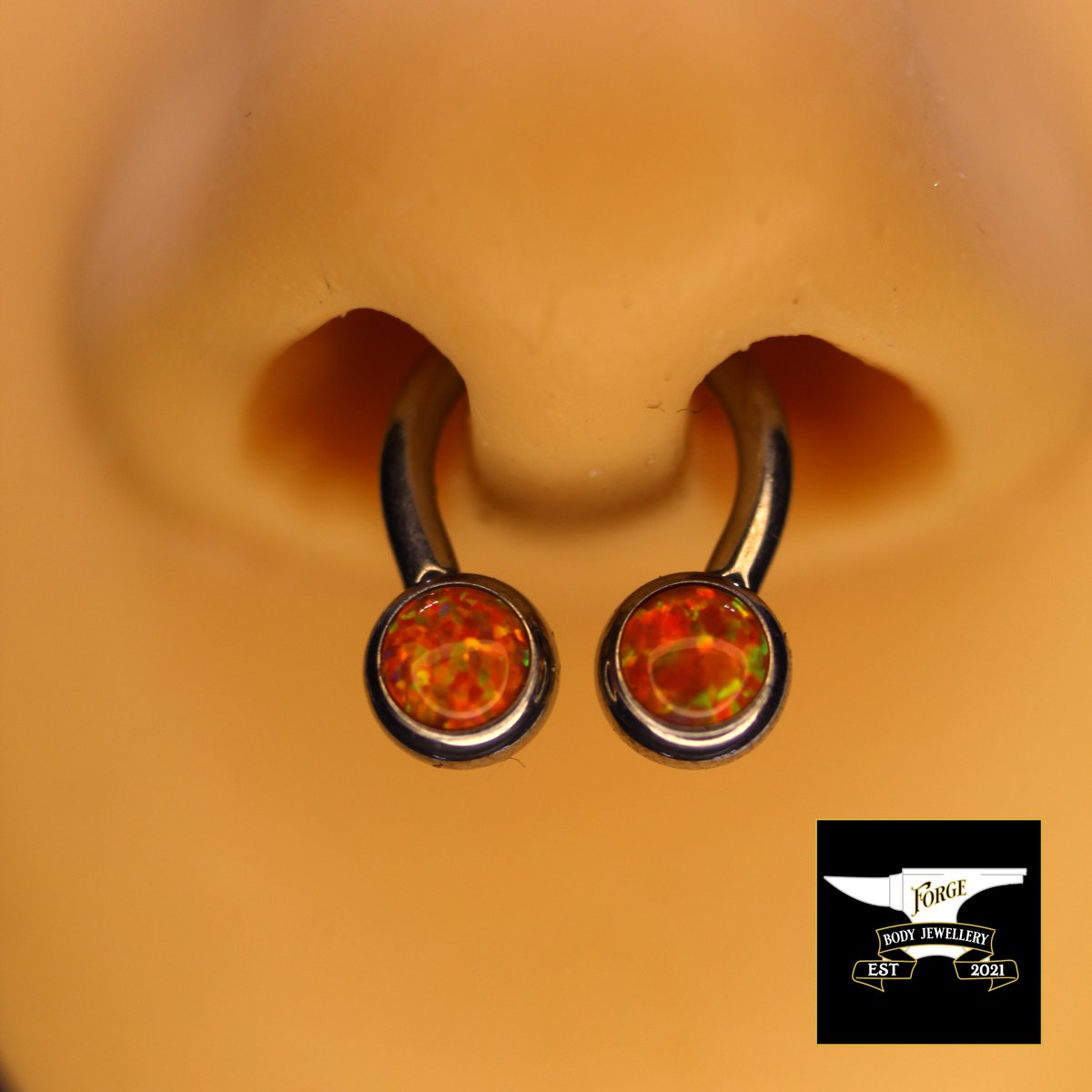 Forge_Jewellery's tweet photo. These mesmerising #NeoMetal pieces speak for themselves. Stock photos never do the pieces true justice 😍
Titanium 14G Circular barbell with 4mm Orange Cabochon Opal Attachments
Shop Now: https://t.co/Uf8KrGQNxN
Shop Now: https://t.co/YxENbzAYyo https://t.co/qiBco7jQr3
