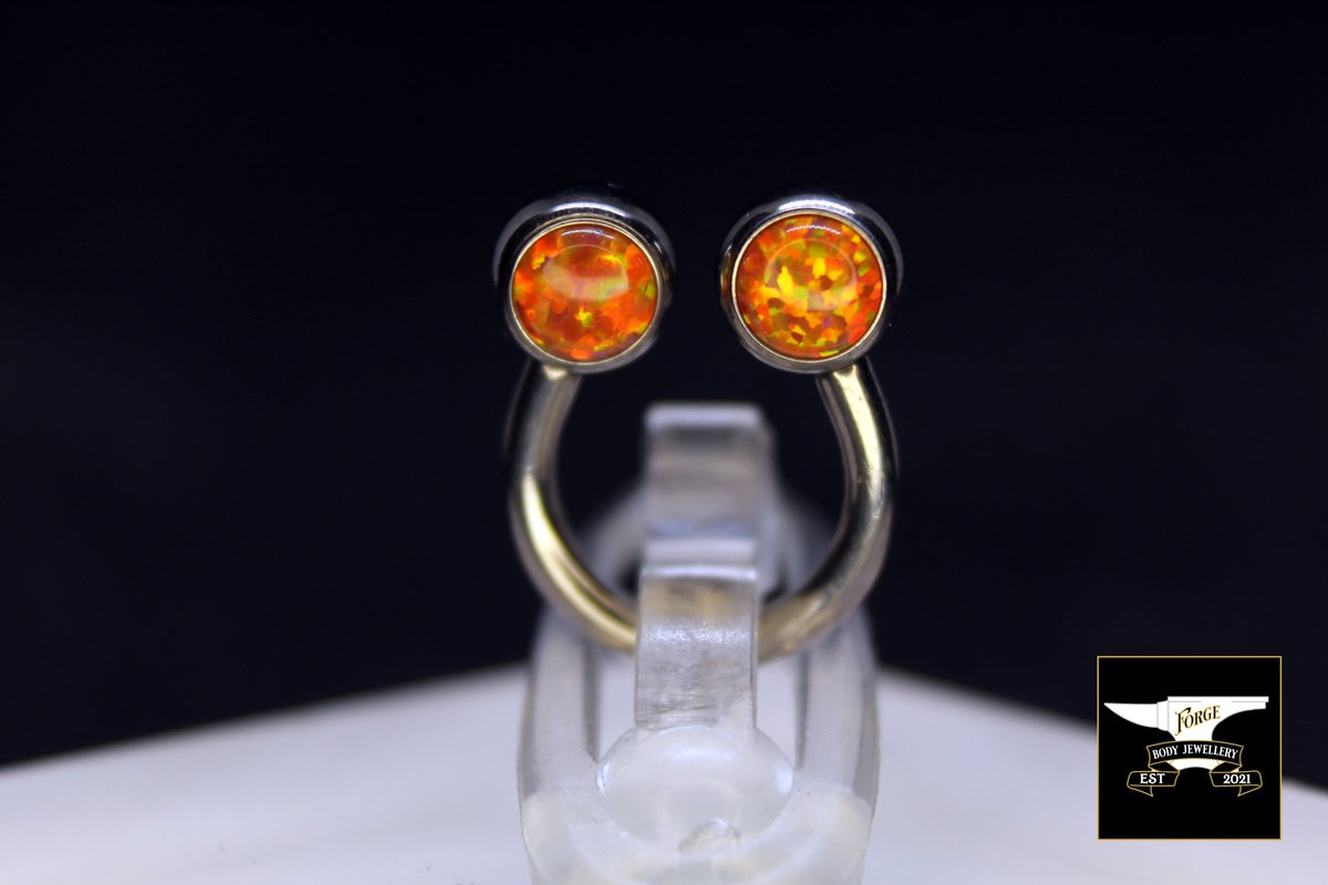 Forge_Jewellery's tweet photo. These mesmerising #NeoMetal pieces speak for themselves. Stock photos never do the pieces true justice 😍
Titanium 14G Circular barbell with 4mm Orange Cabochon Opal Attachments
Shop Now: https://t.co/Uf8KrGQNxN
Shop Now: https://t.co/YxENbzAYyo https://t.co/qiBco7jQr3