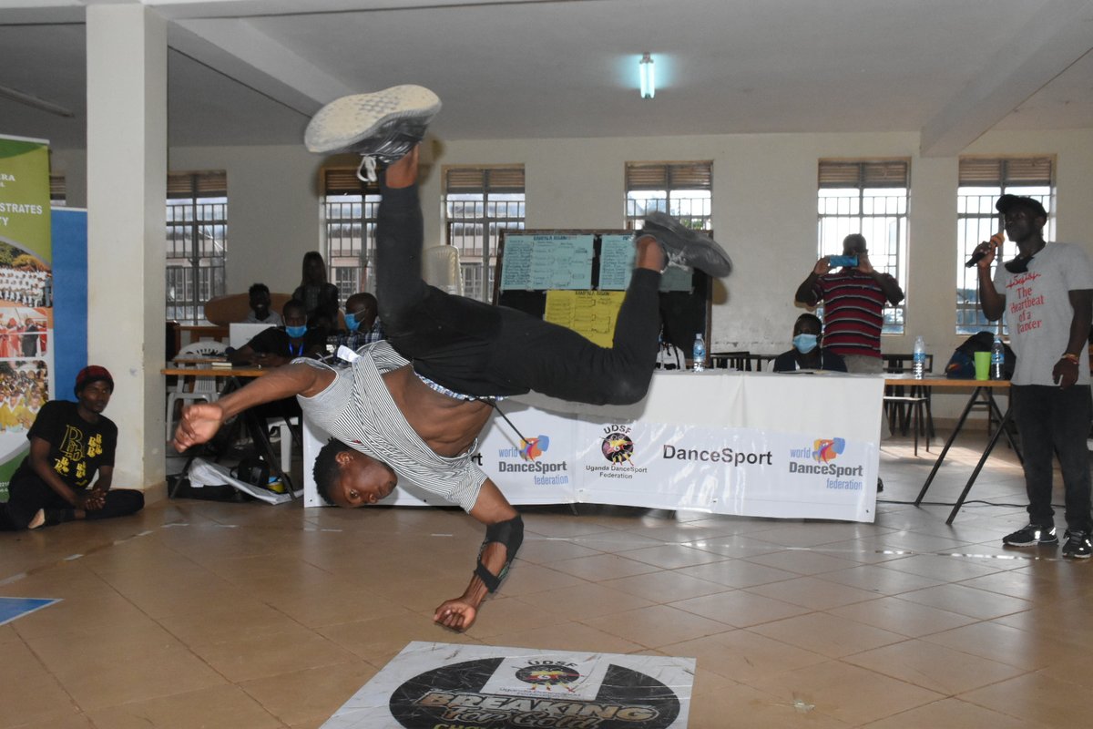 UgaDanceSport's tweet photo. UDSF DanceSport , the National regulatory body for #Break_Dance is focusing on preparing its Breaking athletes for @Paris2024 Olympic Games. #TerredeJeux2024 @FrenchEmbassyUg @AFKampala @Official_UOC #SportForDevelopment #SportForPeace https://t.co/p59dYZET0U