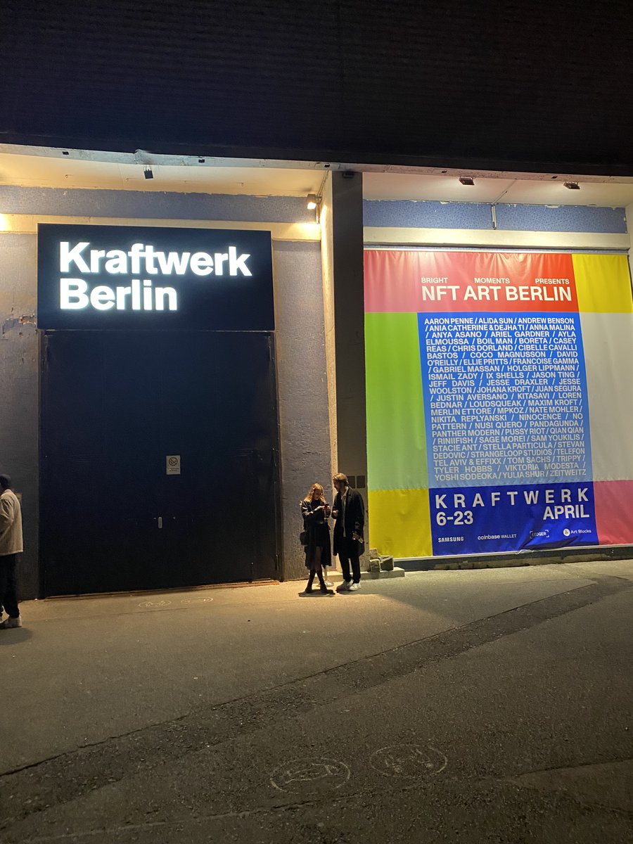 Very excited to have my NFT collection "Primary Type"   exhibited at the <a href="/brtmoments/">Bright Moments</a> event in Kraftwerk, alongside a massive Artist lineup! Be sure to pass by and check it all out! -foundation.app/@merlin_ettore