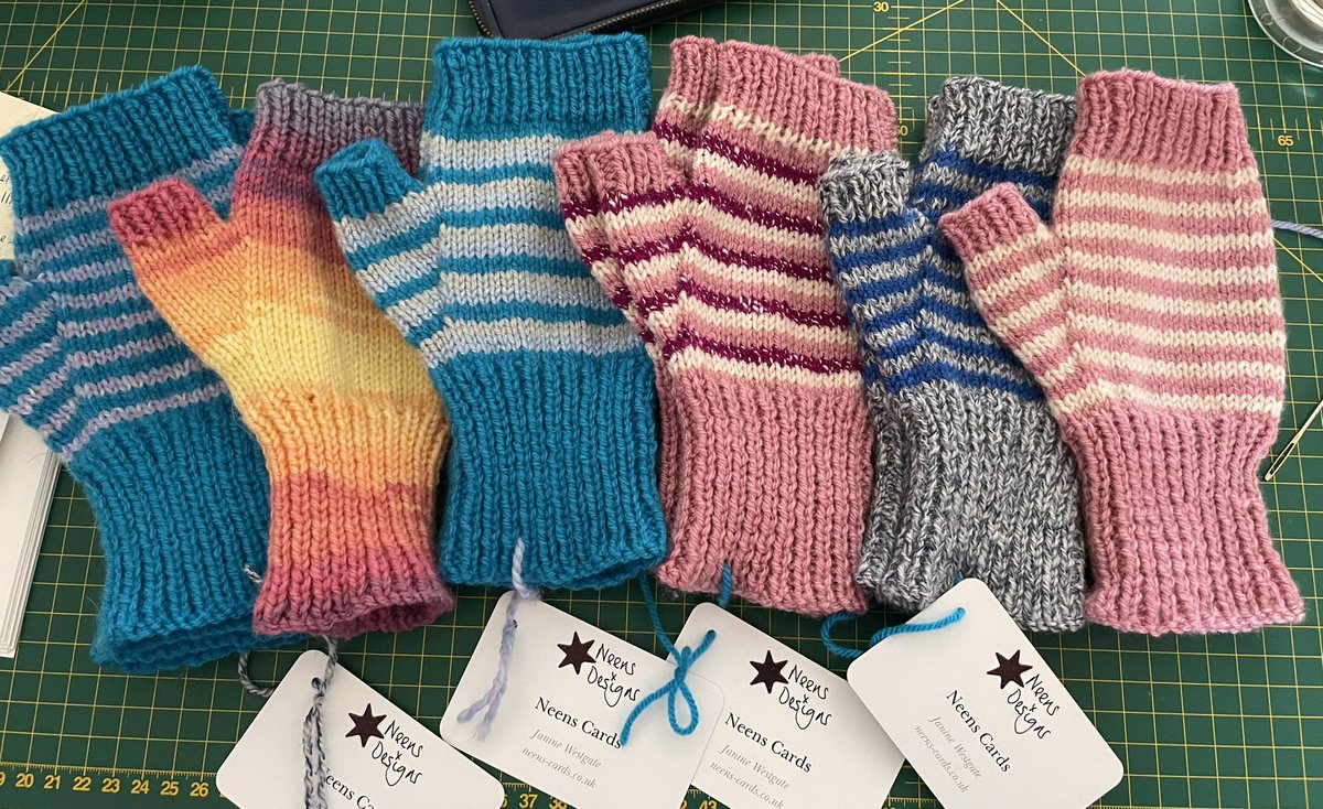 More gloves knitted ready for Norwich triage team to say thank you for all your hard work. Lost count how many pairs I have already given out over past 3 years - must be over 100!! @NCHC_NHS