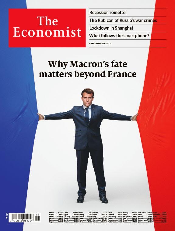 PedderSophie's tweet photo. Why the French election matters, and why Emmanuel Macron is still the best option for France. 
Our cover story this week, in ⁦@TheEconomist⁩ https://t.co/QZchC55h0G